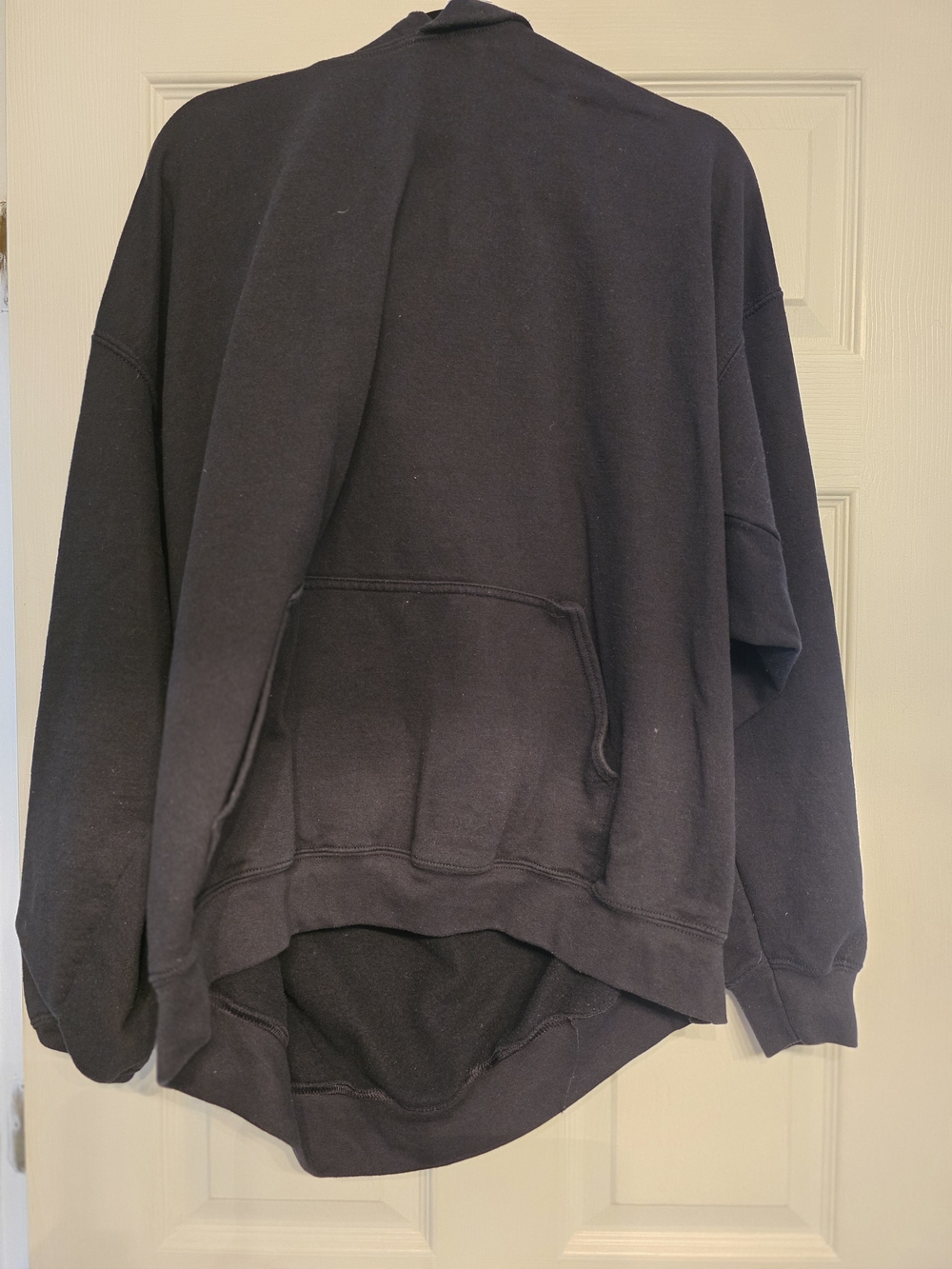 Woen's Black Pullover Hoodie Shirt - Classic Casual